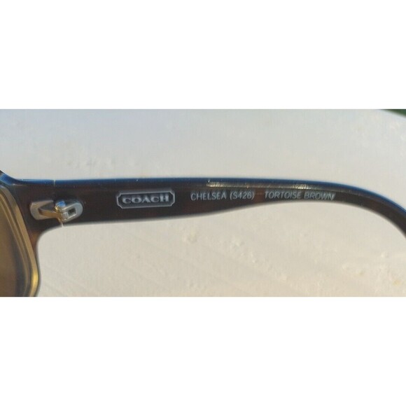COACH NEW YORK CHELSEA Frame Only prescription lenses Tortoise Brown - Picture 3 of 4